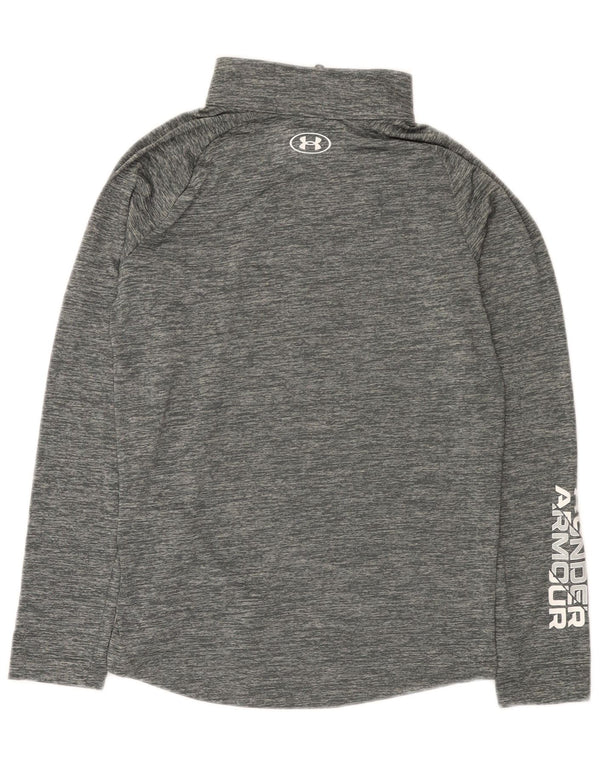 Under Armour Girls Graphic Pulover Trenirka Top 11-12 Years Large Grey
