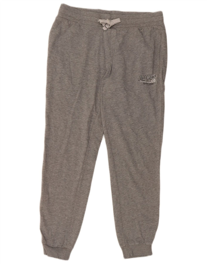 Jack & Jones Mens Tracksuit Trousers Joggers Large  Grey