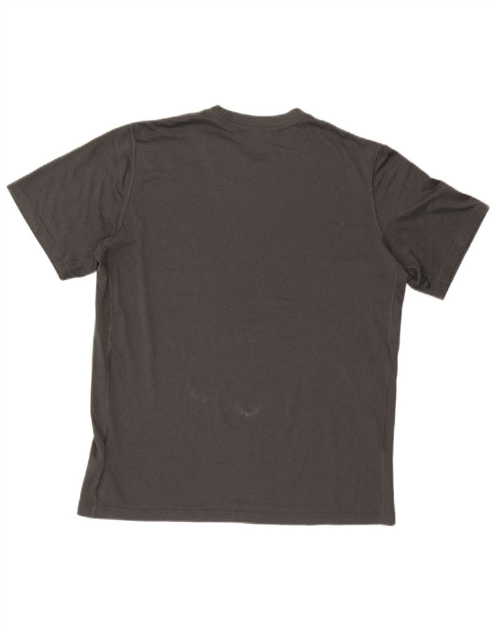 Nike Mens Dri Fit T-Shirt Top Large Grey Polyester