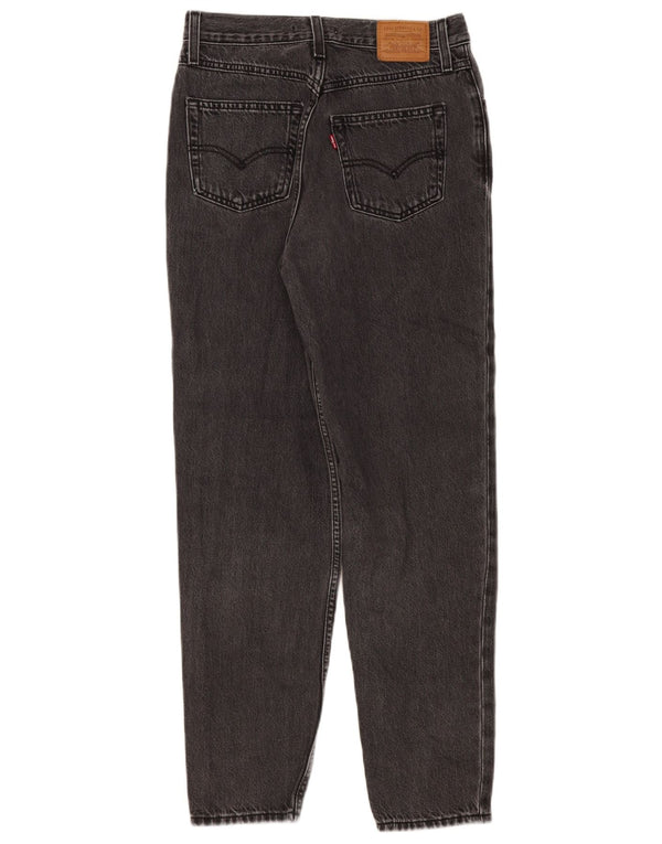 Женские зауженные джинсы с высокой талией Levi's Mom W27 L29 Серые 80-е