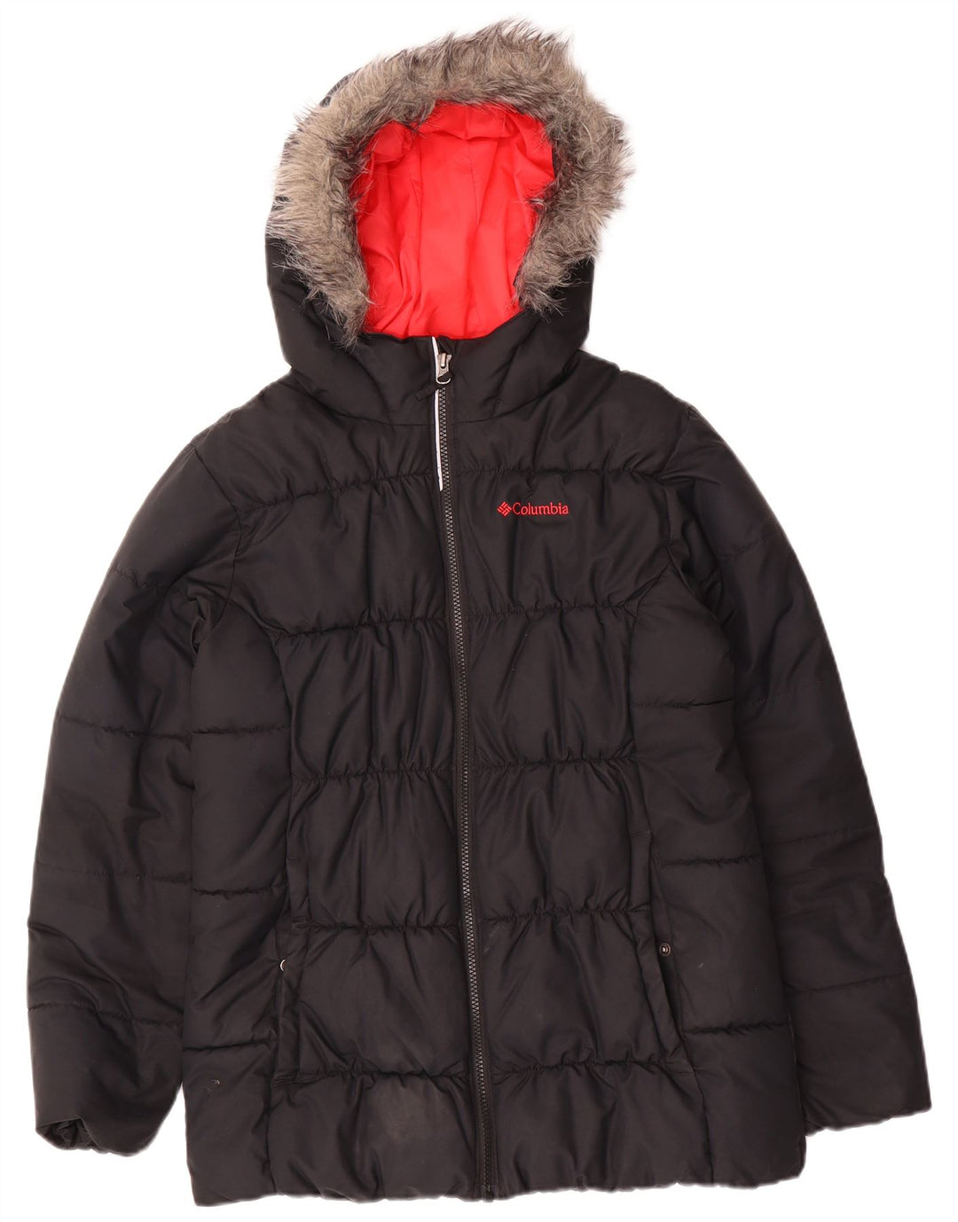 Columbia hættejakke til kvinder UK 18 XL sort polyester