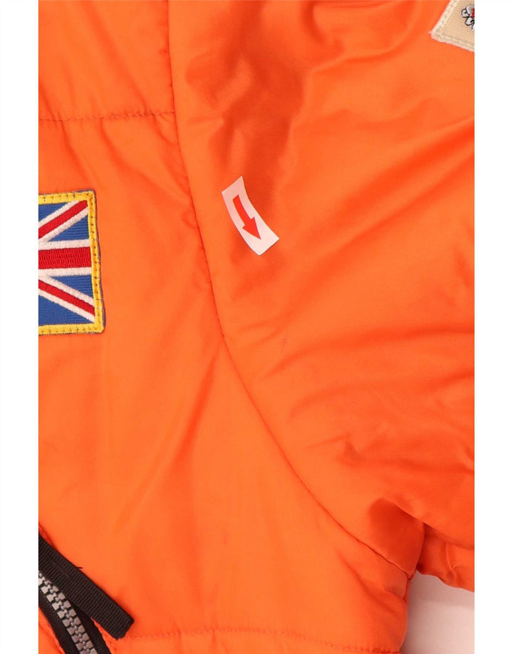 Explorer Mens Graphic Ski Jacket UK 40 Large Orange
