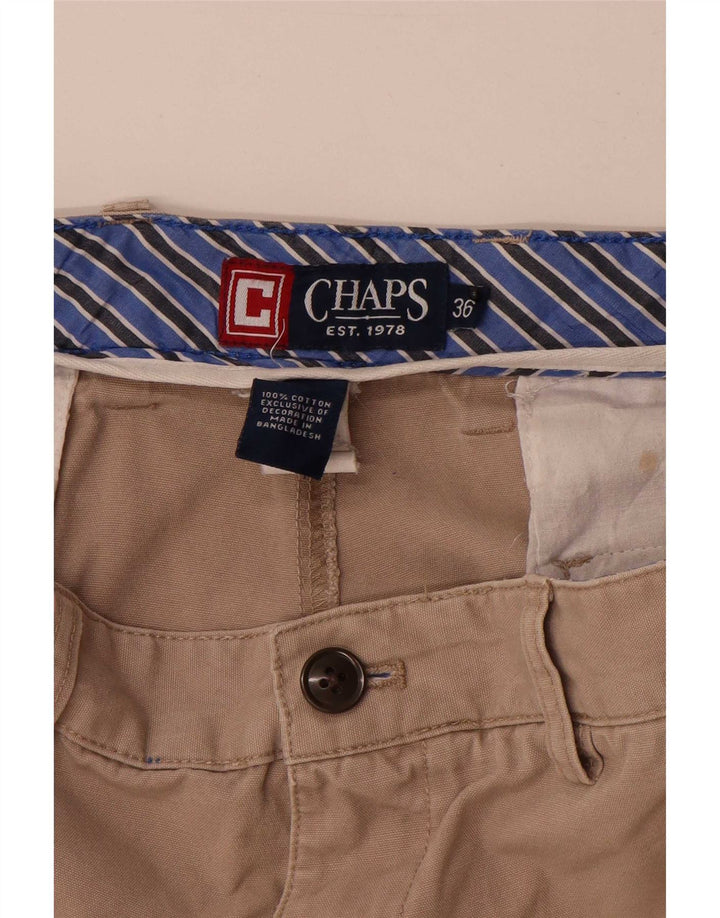 Chaps Herren Cargo-Shorts W36 Large Beige Baumwolle