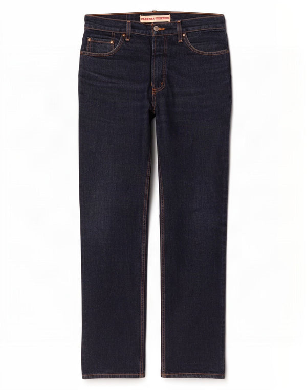 Carrera Mens Straight Jeans IT 48 Medium W33 L34 Navy Blue Cotton