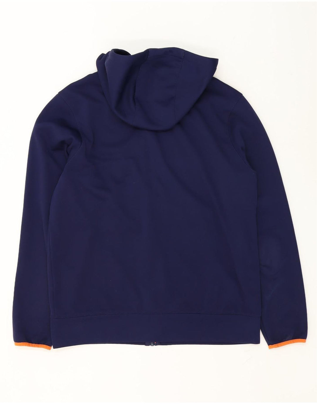 Canterbury Mens Zip Hoodie Sweater Large Navy Blue Colourblock Polyester