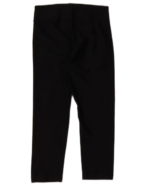 Under Armour Womens Heat Gear Capri Leggings UK 8 Small Black