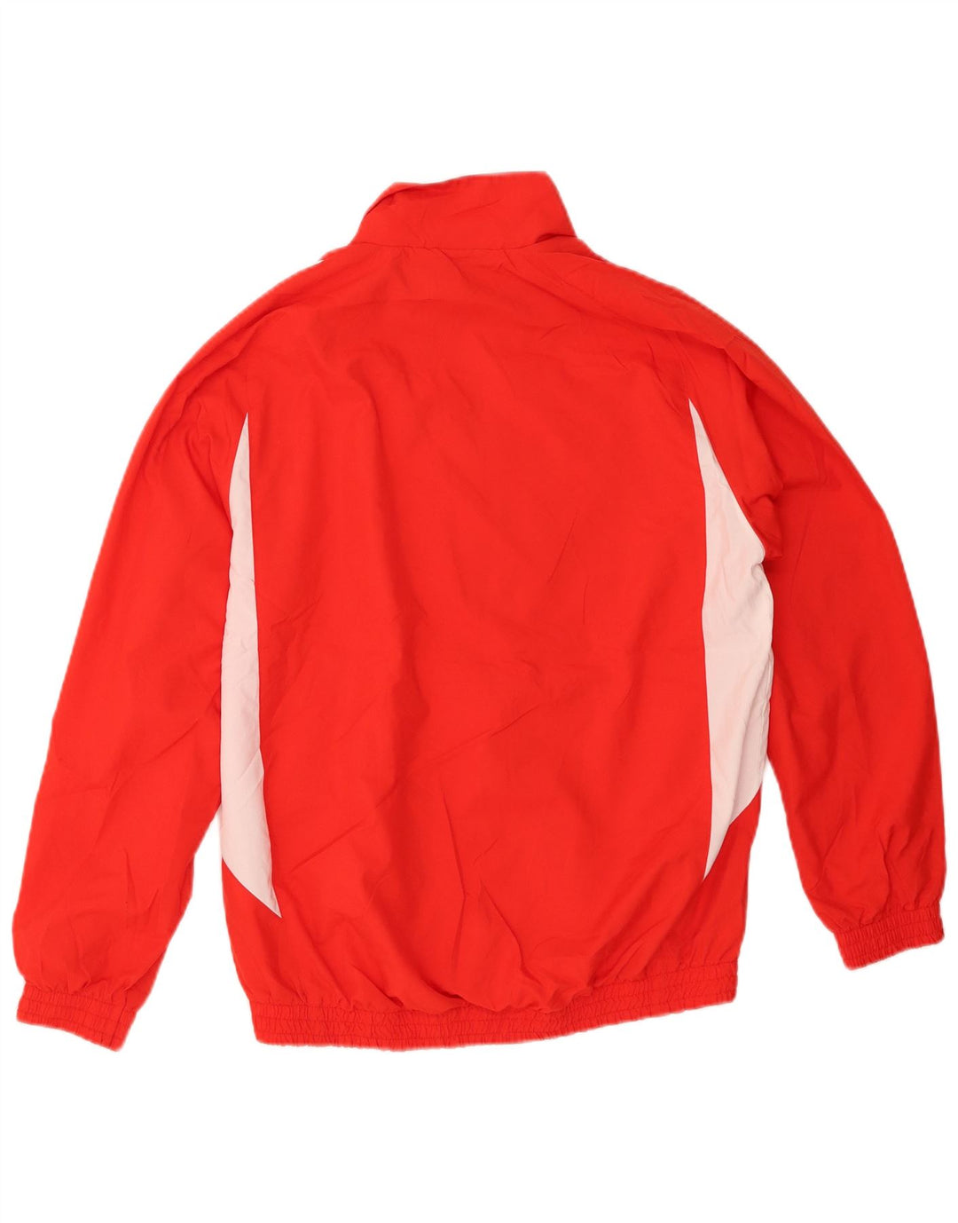 PUMA Mens Tracksuit Top Jacket Small Red Colourblock Polyester