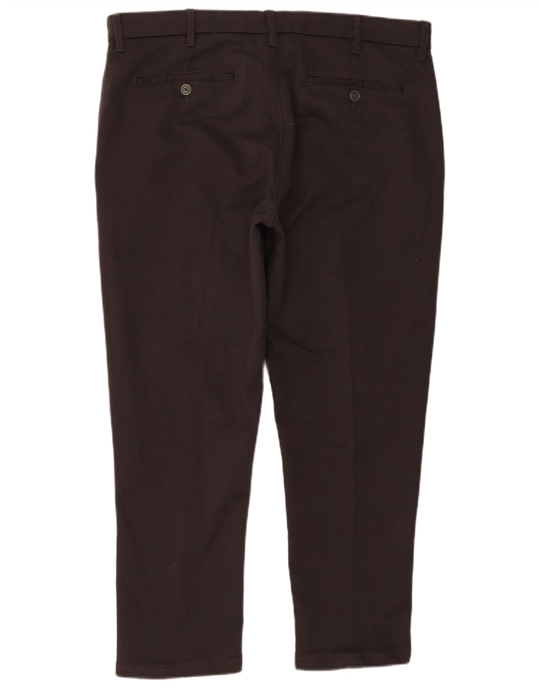 Marks & Spencer Herre Slim Chino Bukser W38 L29 Grå Bomuld