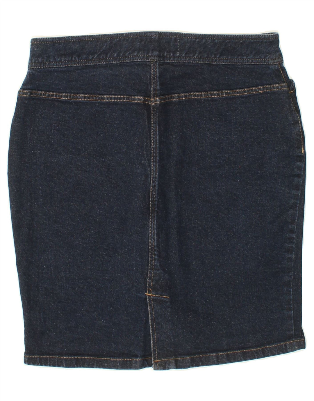 CHAPS Womens Denim Skirt US 8 Medium W32 Navy Blue Cotton Vintage Chaps and Second-Hand Chaps from Messina Hembry 