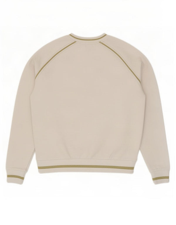 Felpa oversize con grafica da donna Fila UK 6 XS cotone bianco