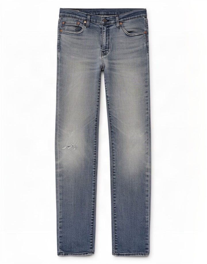 Jeans Levi's Uomo 511 Slim Distressed W34 L36 Cotone Blu
