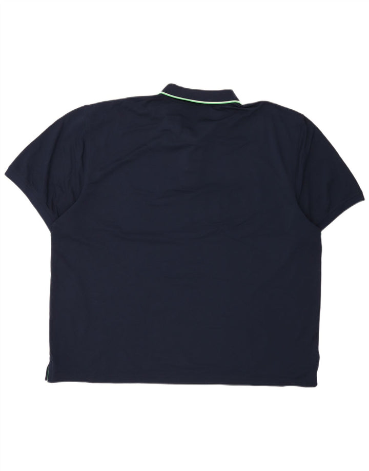 Izod Mens Polo Shirt 2XL Navy Blue