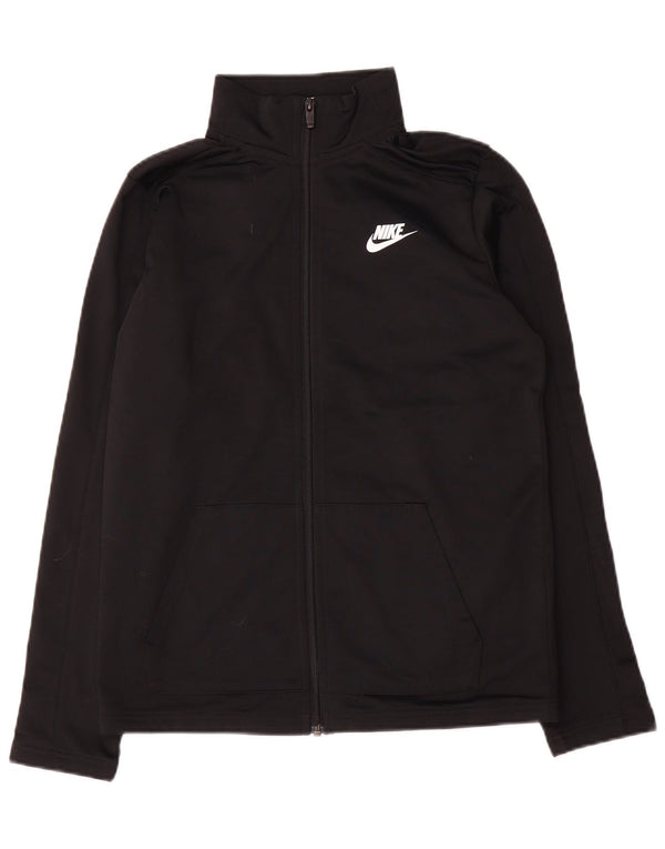 Nike Chaqueta de chándal para niño 13-14 años XL Negro Poliéster