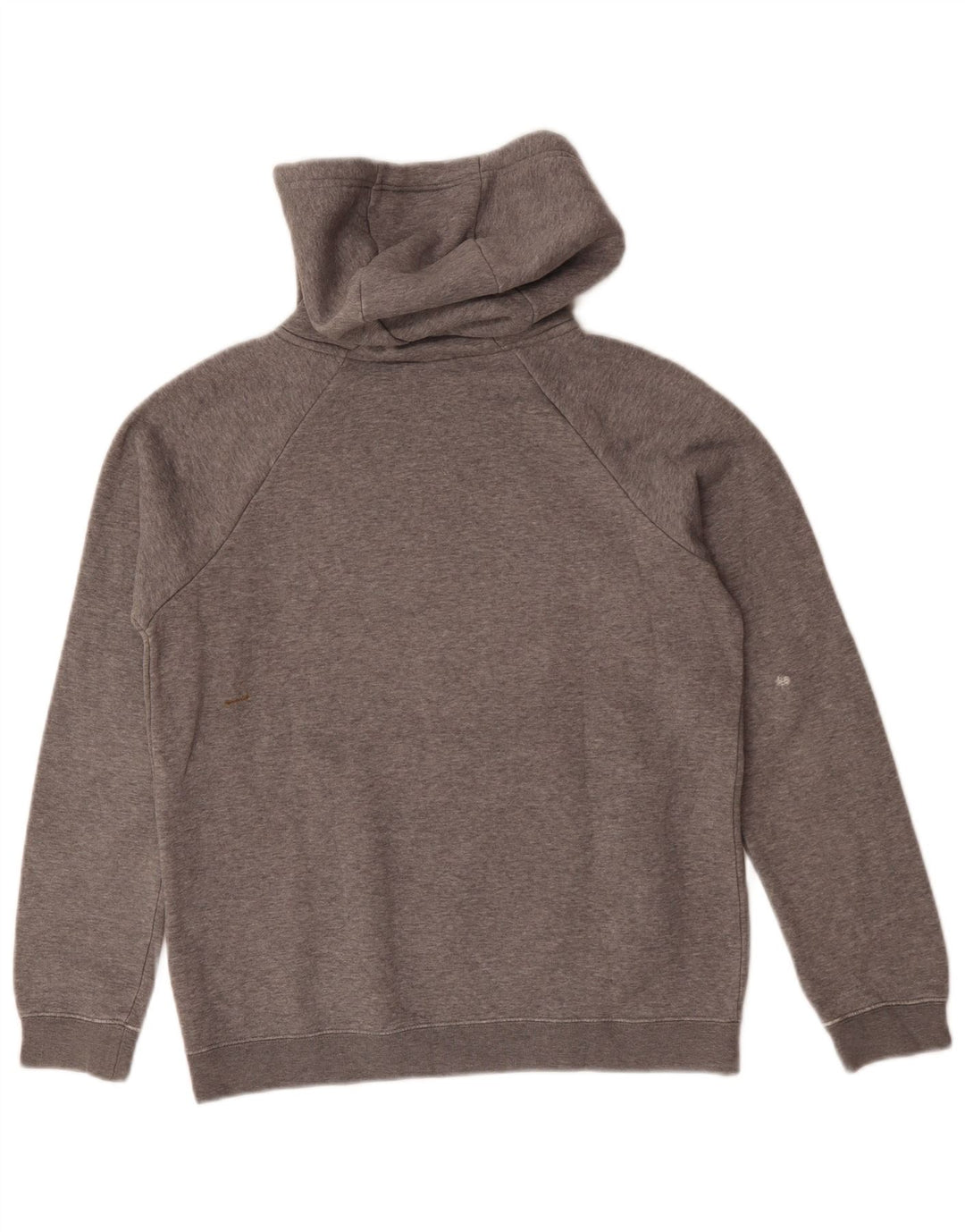 Nike Mens Hoodie Jumper Small Grey Flecked Cotton