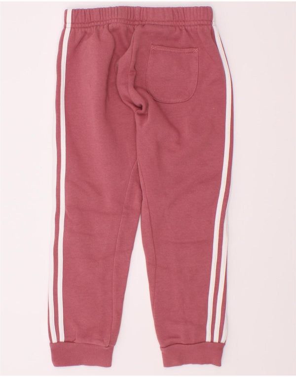 Adidas Pantalon de Survêtement Fille Joggers 3-4 Ans Rose Coton