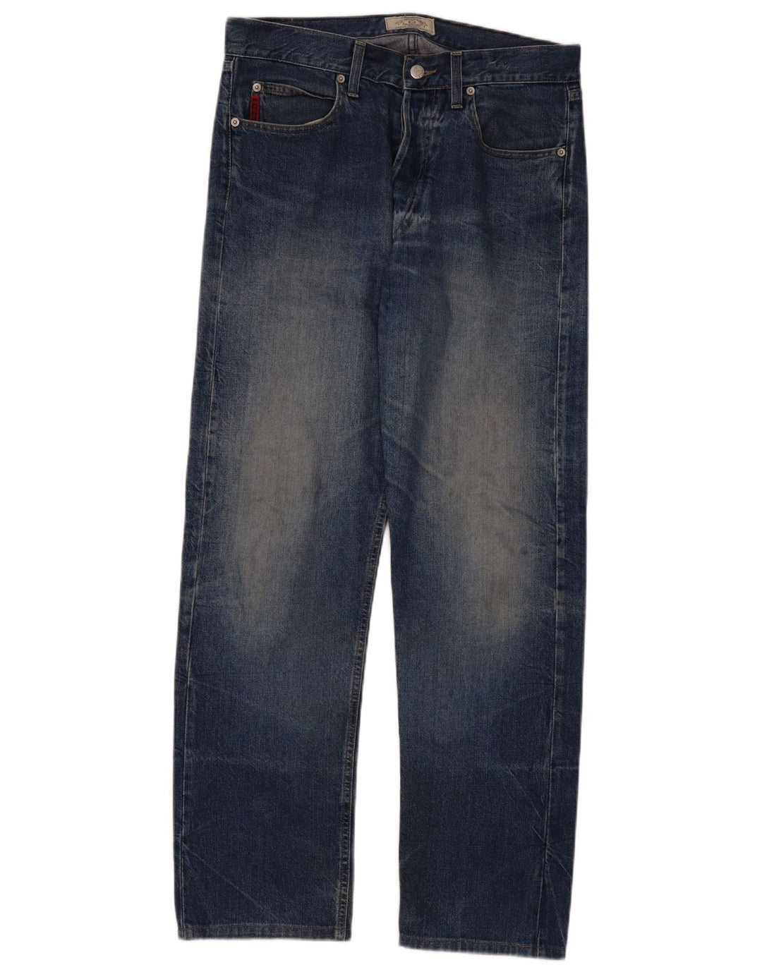 Armani Mens Straight Jeans W34 L31 Navy Blue