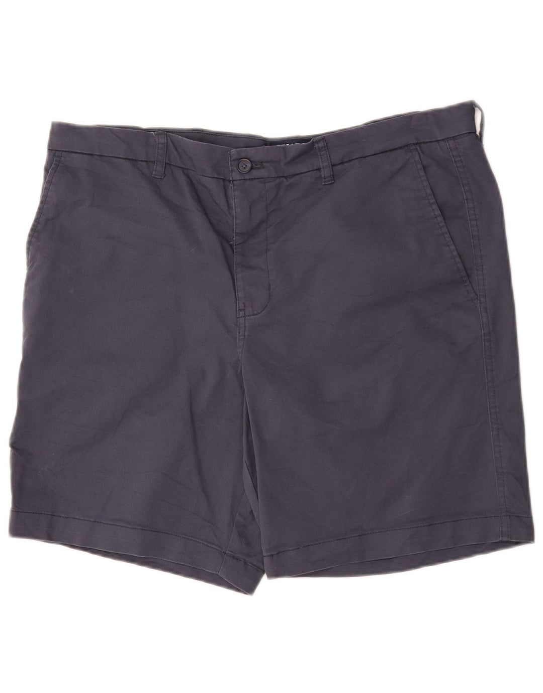 Chaps Mens Stretch Chino Shorts W38 XL Navy Blue Cotton
