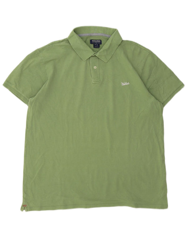 Polo da uomo Woolrich XL in cotone verde