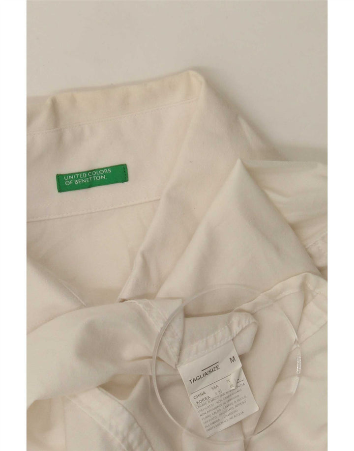 Γυναικείο πουκάμισο Benetton UK 12 Medium White