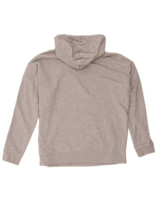 Pulover cu glugă supradimensionat pentru femei Adidas, UK 16, mare, gri, bumbac