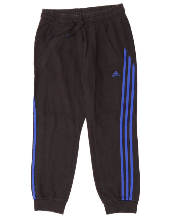 Adidas Pantalon de survêtement pour femme Joggers UK 8/10 Petit coton noir