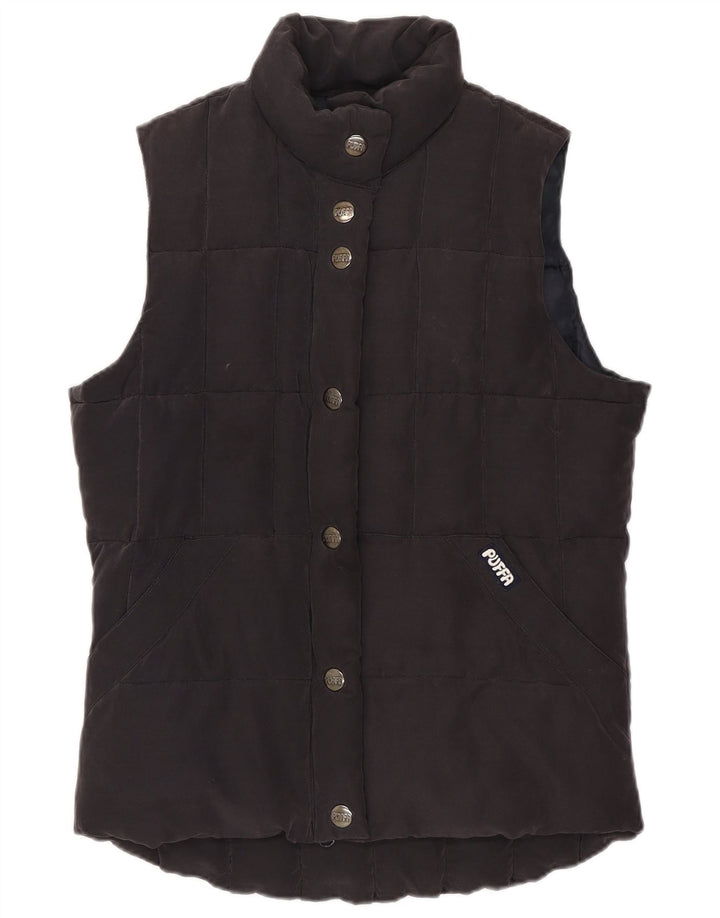 Puffa Womens Padded Gilet UK 6 XS Navy Blue Polyester
