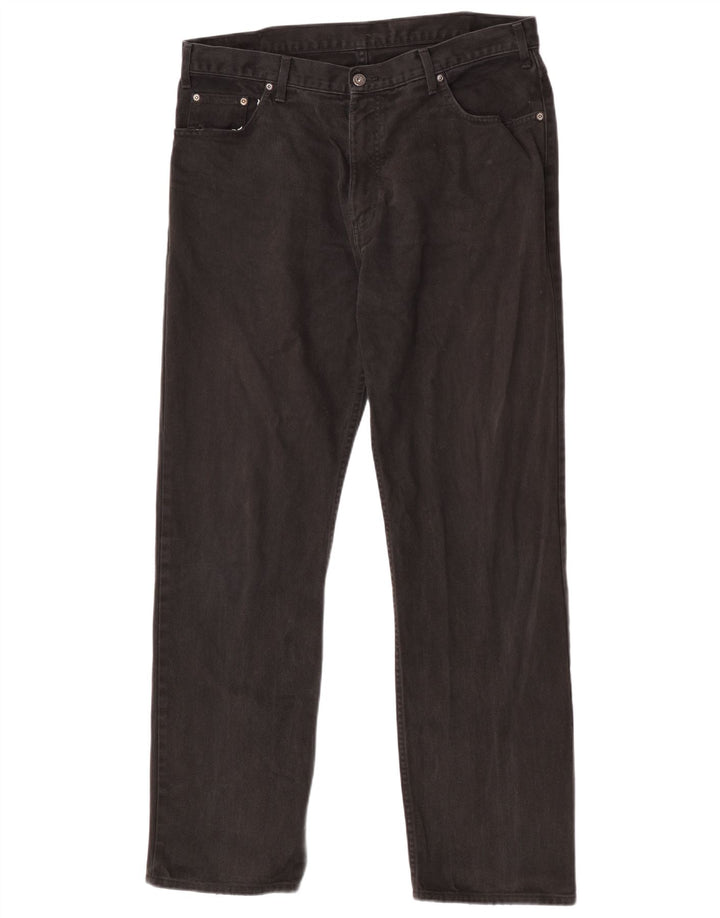 Marks & Spencer Straight Jeans til mænd W38 L33 Sort bomuld