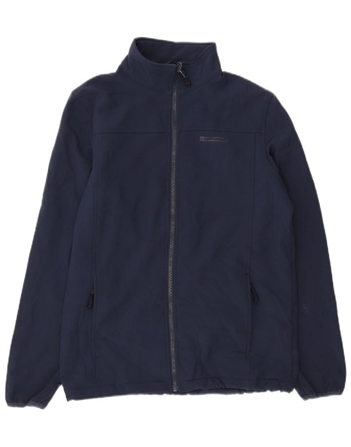 Mountain Warehouse Herren-Windbreaker-Jacke, UK 36, Größe S, Marineblau, Polyester