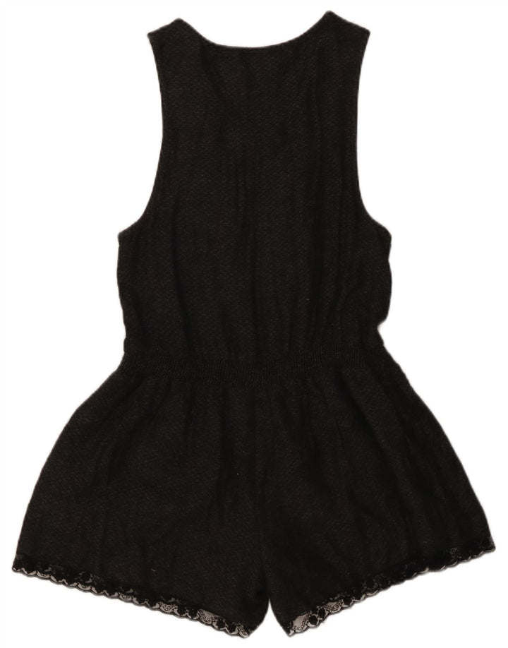 Zara Girls Sleeveless Playsuit 11-12 Years Black
