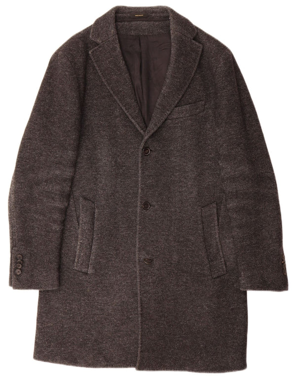 Abrigo Massimo Dutti Hombre EU 48 Gris Medio