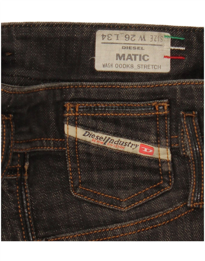 Jean Droit Femme Diesel Matic W26 L31 Coton Noir