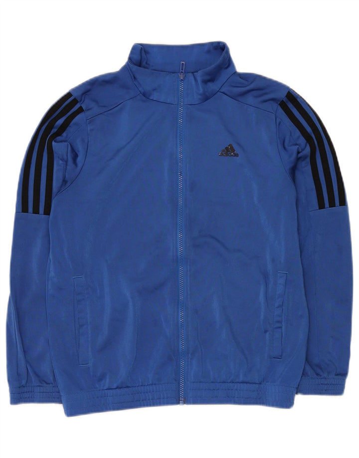 ADIDAS Træningsdragt til drenge Topjakke 11-12 år Blå Polyester