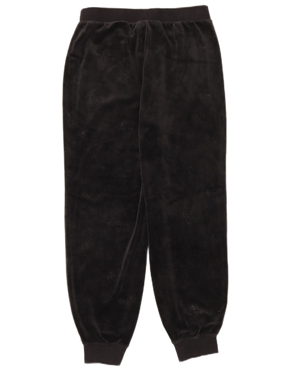 Juicy Couture Γυναικεία φόρμα γυμναστικής γραφικά Παντελόνια Joggers UK 14 Medium Black