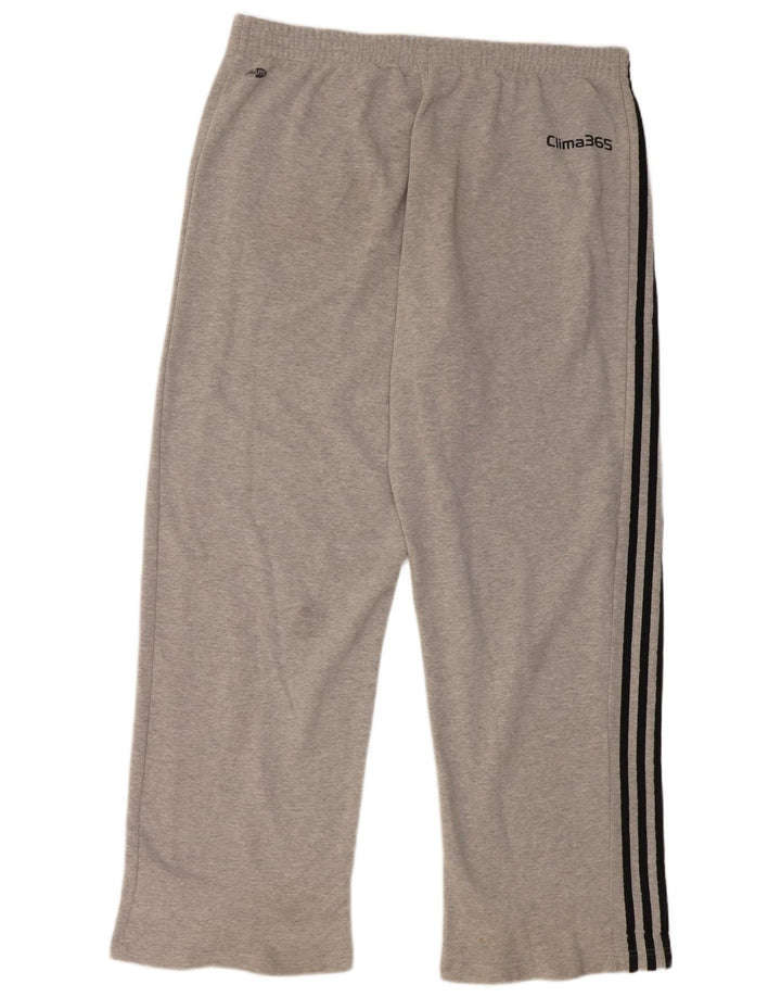 Adidas Mens Tracksuit Trousers 2XL  Grey Cotton