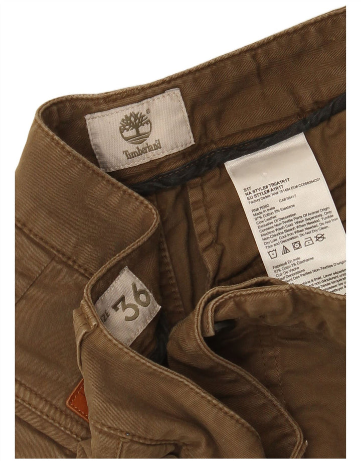 Pantaloni scurți cargo pentru bărbați Timberland W36, maro, bumbac