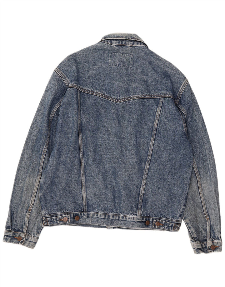 Giacca di jeans da uomo Wrangler UK 40 grande cotone blu