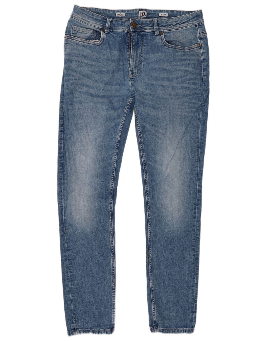Jeans slim da uomo DACK'S IT 50 Large W34 L31 Blu Cotone