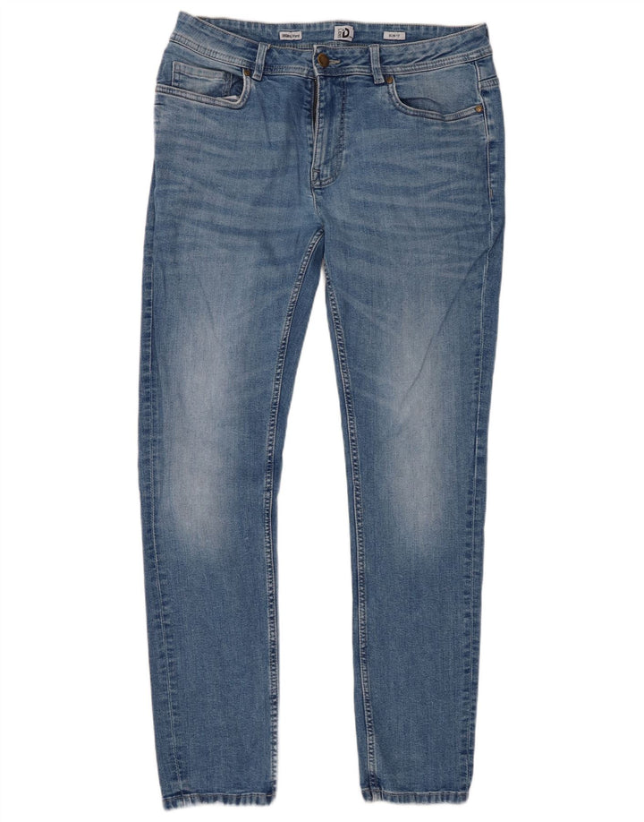Jeans slim da uomo DACK'S IT 50 Large W34 L31 Blu Cotone