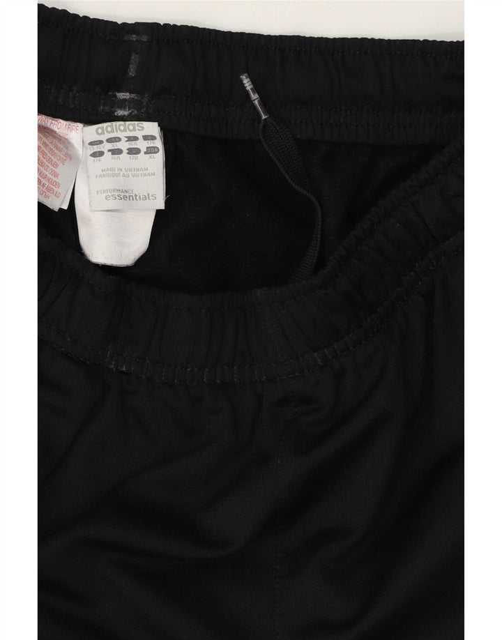 Adidas Boys Sport Shorts 15-16 Years Black Polyester
