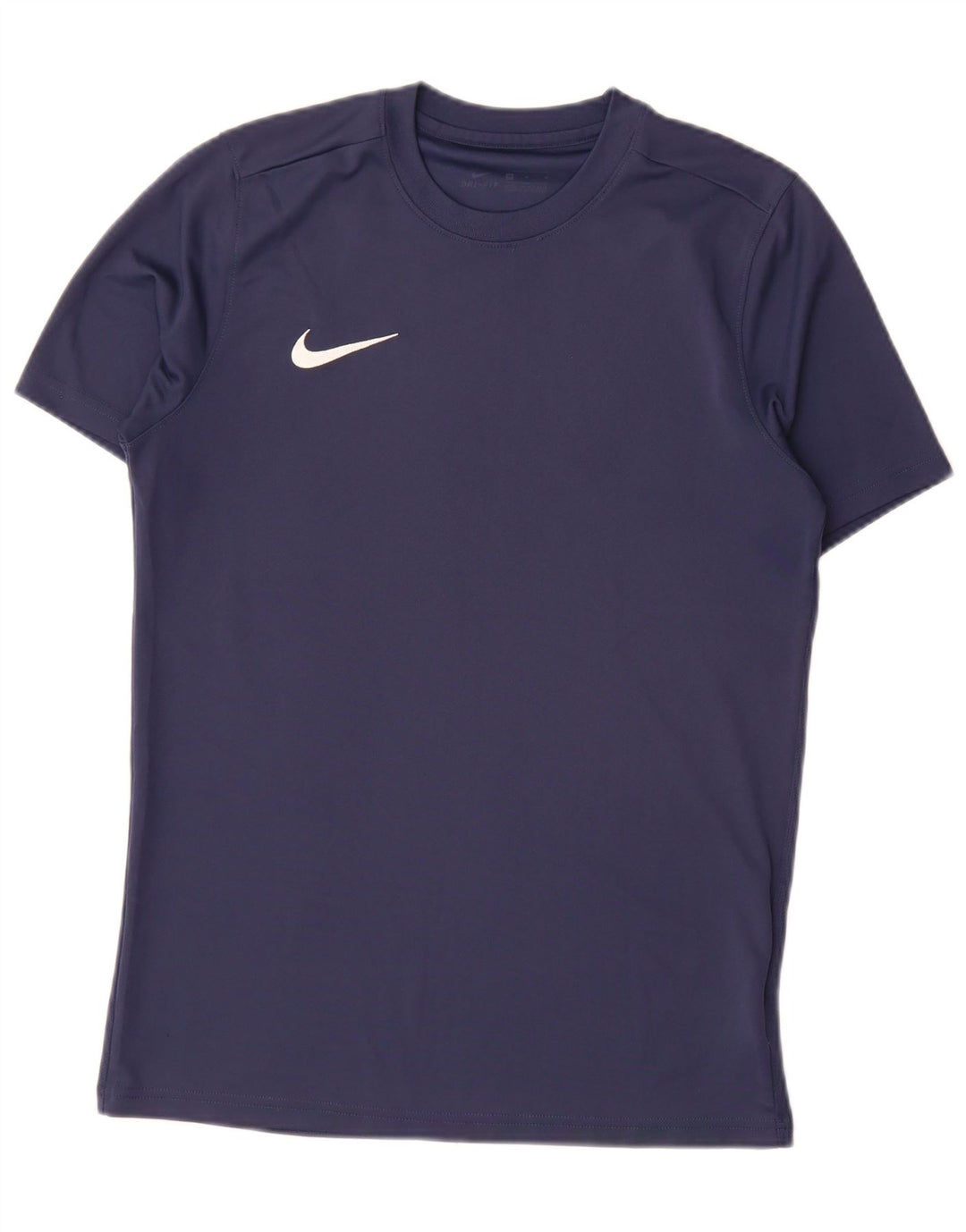 Nike Mens Dri Fit T-Shirt Top Medium Navy Blue Polyester