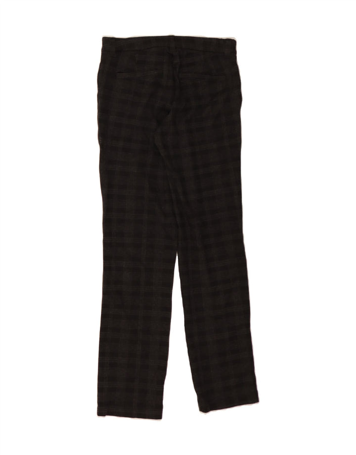 LEE Womens Regular Fit Chino Trousers US 6 Medium W28 L31 Black Check Vintage Lee and Second-Hand Lee from Messina Hembry 