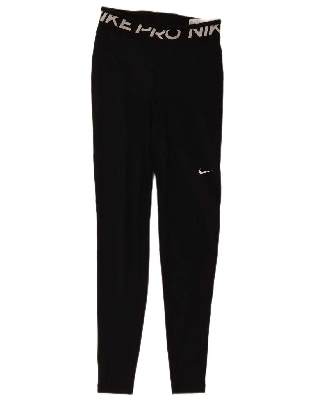 Leggings grafici Nike Dri Fit da donna UK 4 XS poliestere nero