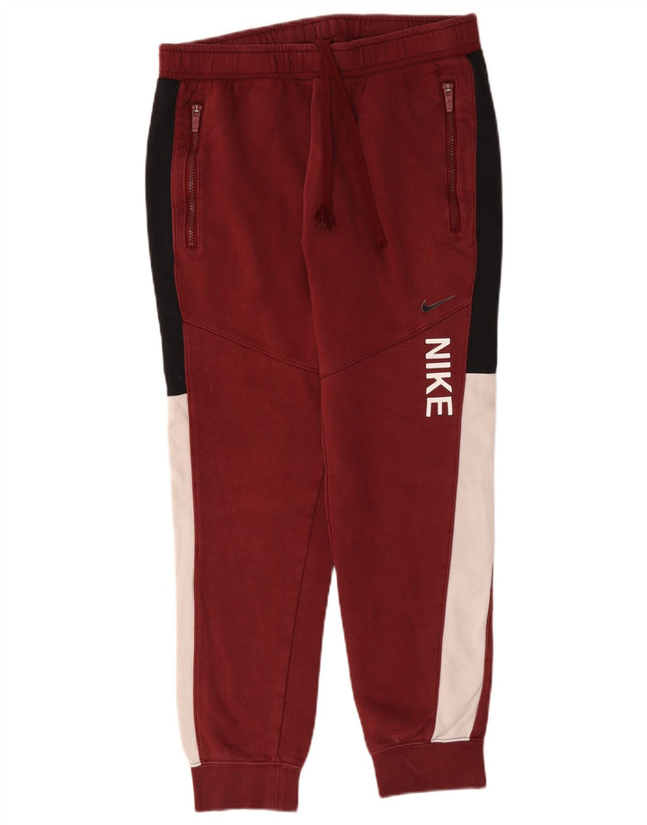 Męskie spodnie dresowe Nike, joggery, średnie wielokolorowe bloki kolorów