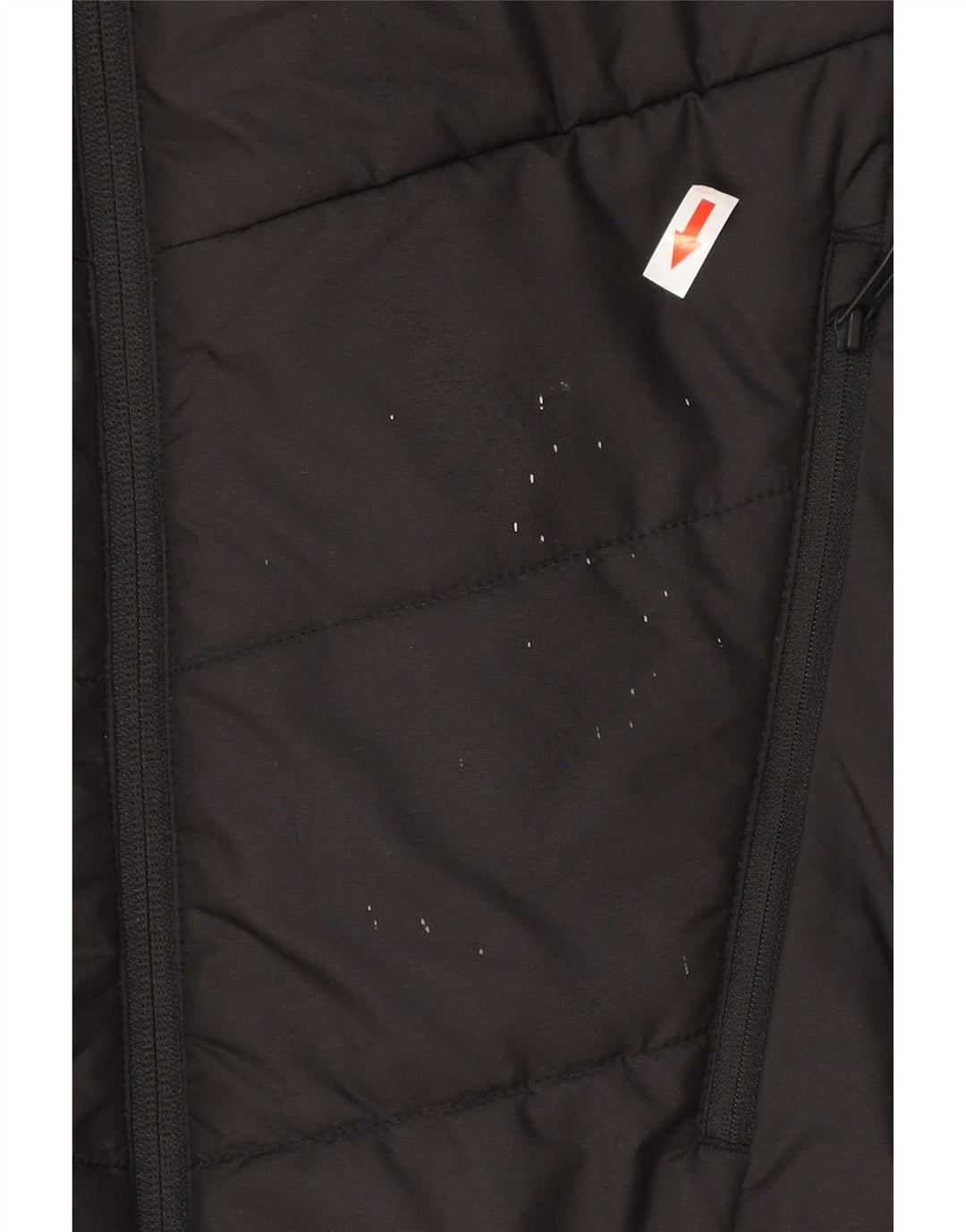 Puma Mens Graphic Hooded Padded Jacket UK 36 Small Black Polyester