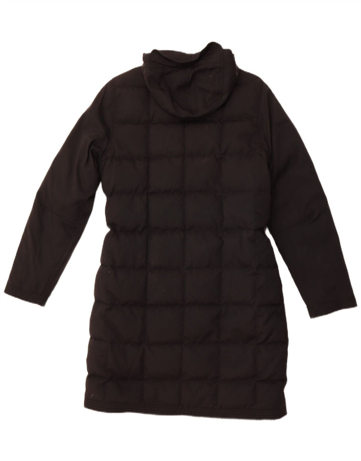 TIMBERLAND Womens Hooded Padded Coat UK 14 Medium Black Nylon