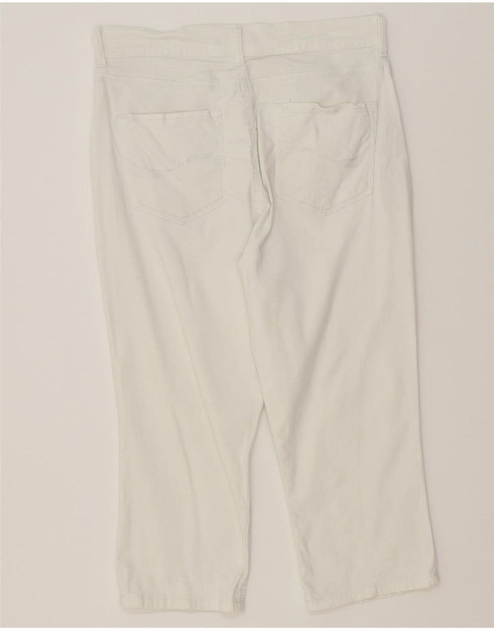LEE Womens Easy Fit Straight Capri Trousers W30 L19 White Vintage Lee and Second-Hand Lee from Messina Hembry 