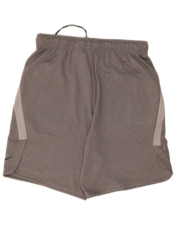 Nike Herren Dri Fit Sportshorts Mittelgraues Polyester