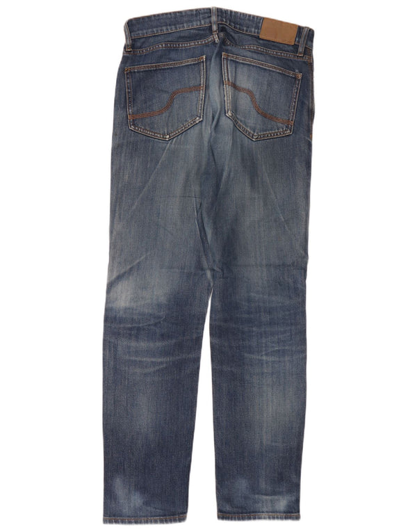 Fat Face Mens Slim Jeans W30 L32 Azul Algodão