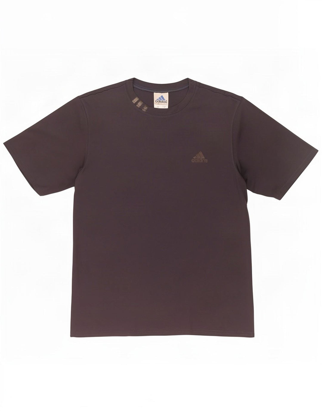Adidas Hombre Camiseta Top Grande Gris Poliéster
