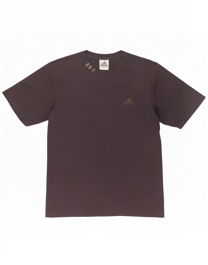 Adidas Hombre Camiseta Top Grande Gris Poliéster